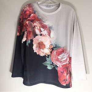 EUC MISSLOOK Long Sleeve Pullover Top Oversized Size Small